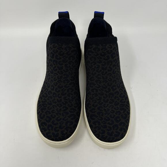 Rothy’s The Chelsea Espresso Spot Boots Sneakers Slip Pull On Women’s Size 7 - Picture 5 of 11